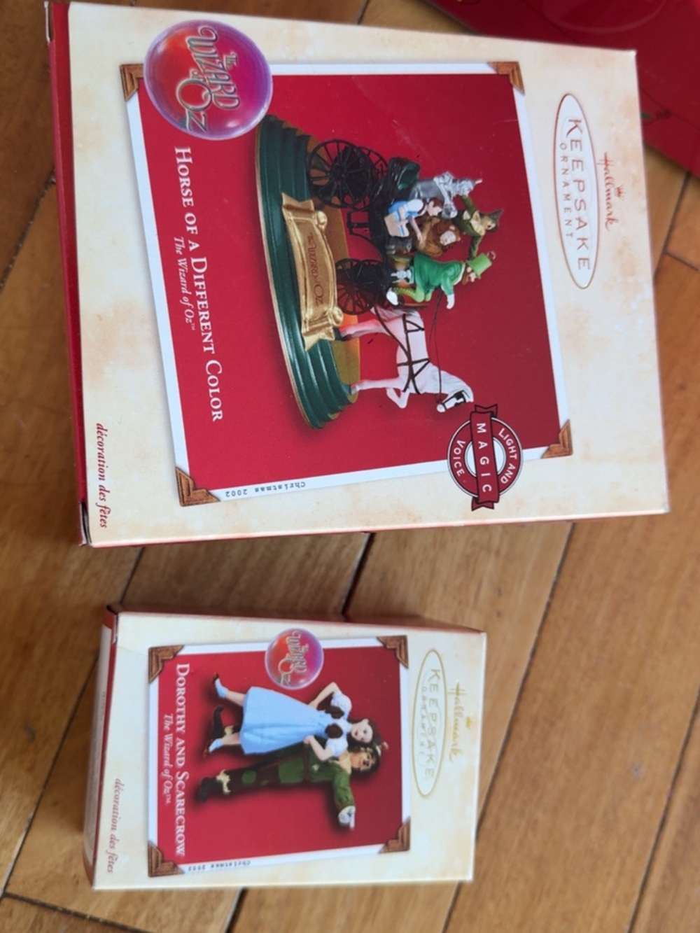 Wizard of Oz Ornaments Collectible